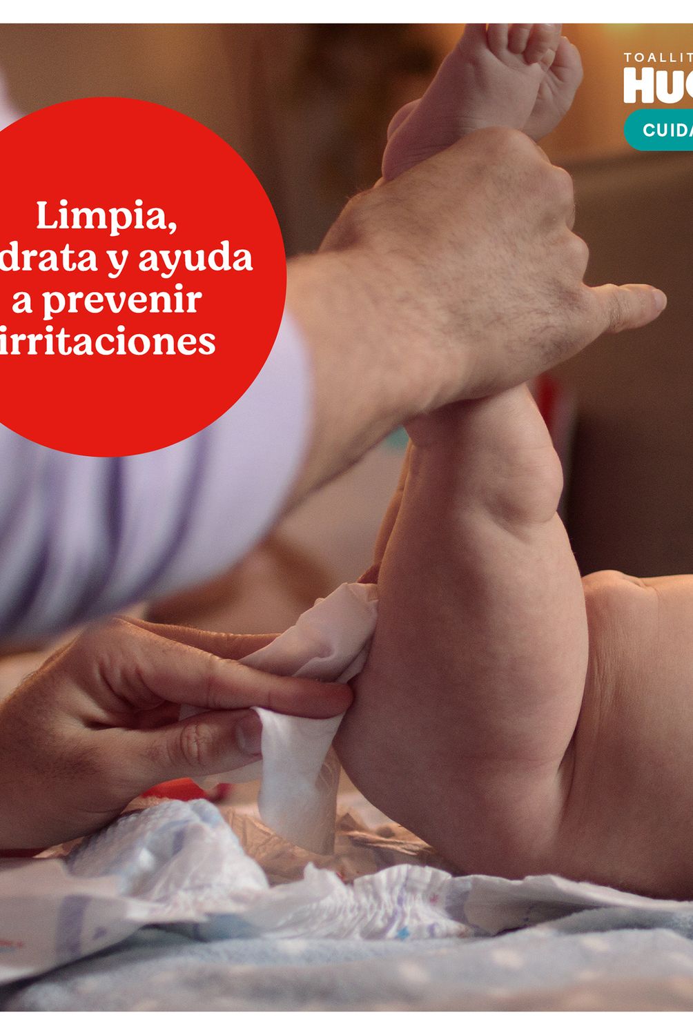 HUGGIES - Toallas Húmedas Cuidado 4 en 1 Huggies Empaque 184 Und