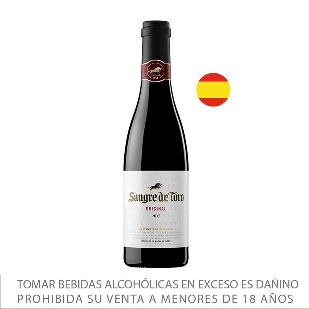 SANGRE DE TORO - Vino Tinto Sangre de Toro Botella 375 mL