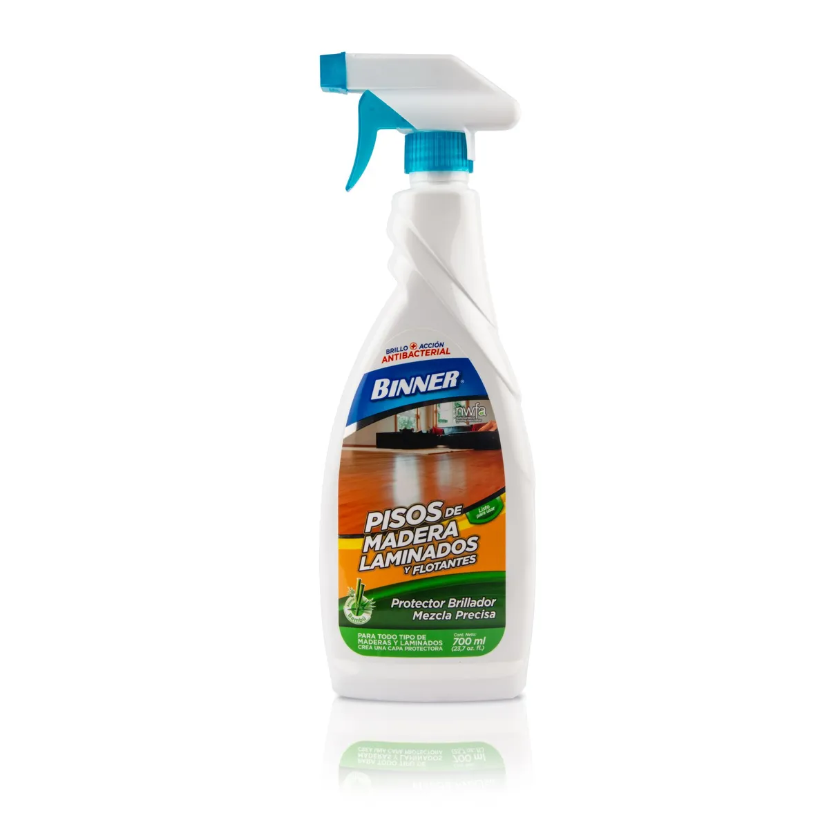 BINNER - Protector Brillador Binner Pisos de Madera y Laminados Envase 700 mL