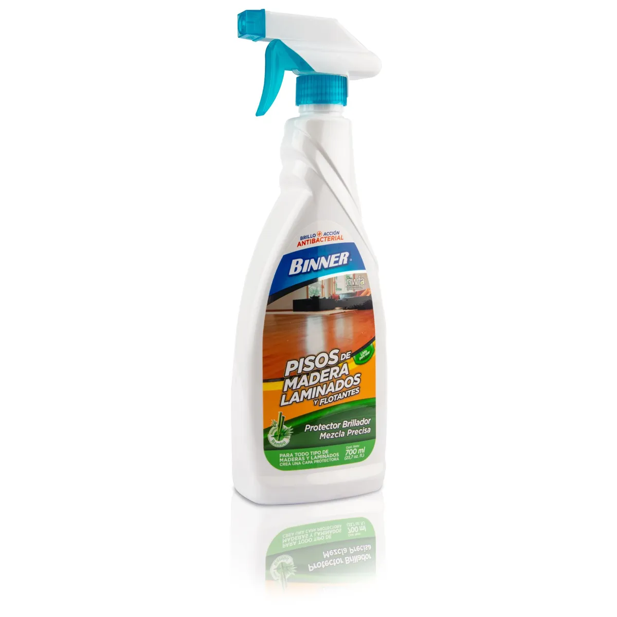 BINNER - Protector Brillador Binner Pisos de Madera y Laminados Envase 700 mL