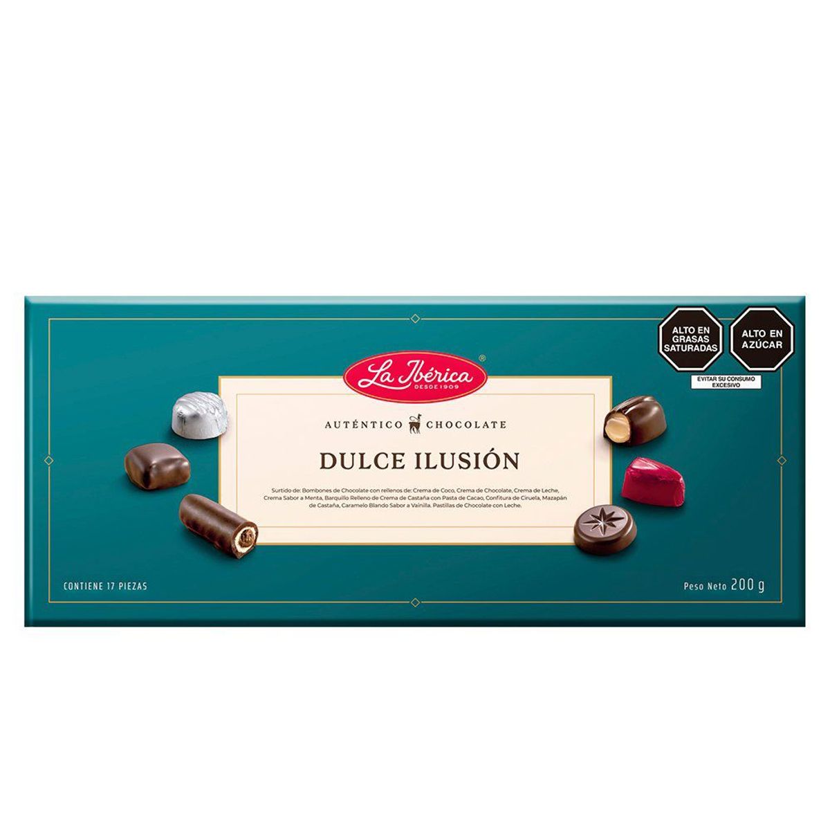 LA IBERICA - Bombones Finos La Ibérica Dulce Ilusión Caja 200 g