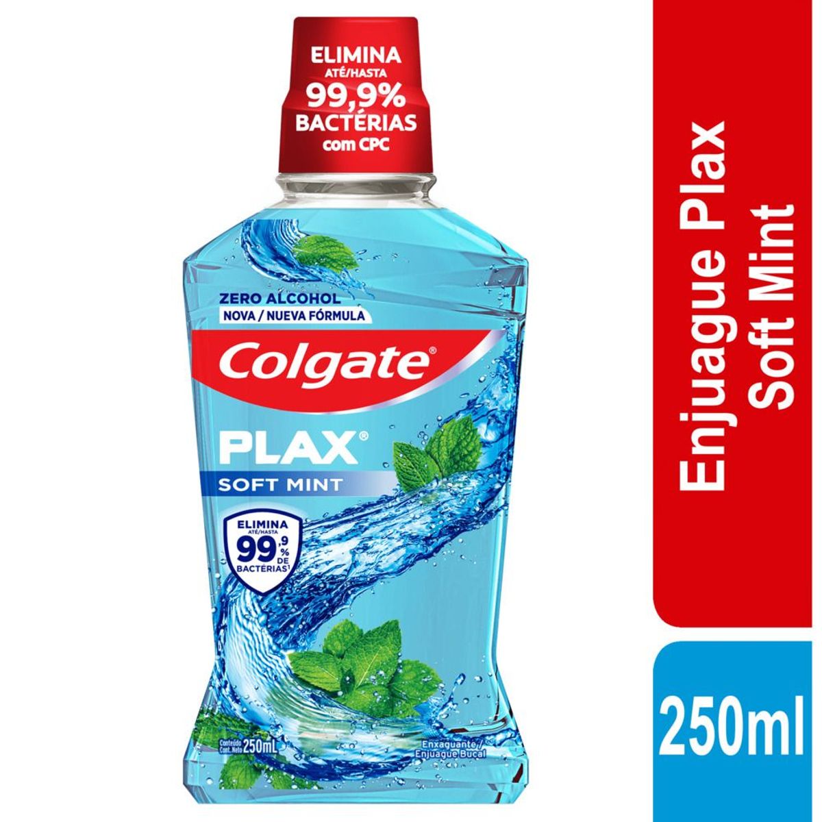 COLGATE - Enjuague Bucal Colgate Plax Soft Mint 250 Envase 250 mL