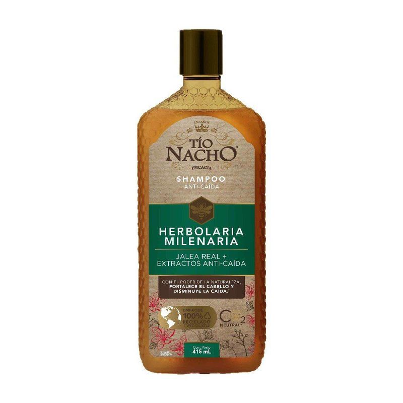 TIO NACHO - Shampoo Tío Nacho Anti Caída Herbolaria Botella 415 mL