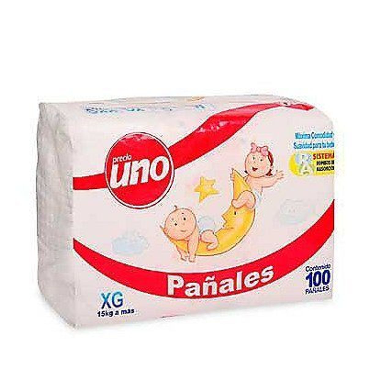 PRECIO UNO - Pañales Ultra Absorción Precio Uno Talla XG Empaque 100 Und
