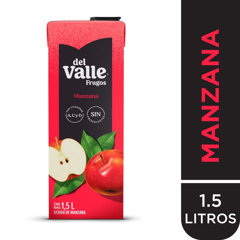 FRUGOS - Bebida Frugos Manzana Caja 1.5 L