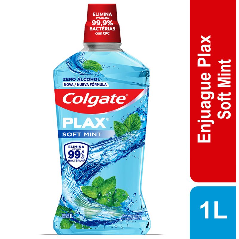COLGATE - Enjuage Bucal Colgate Plax Soft Mint Envase 1L