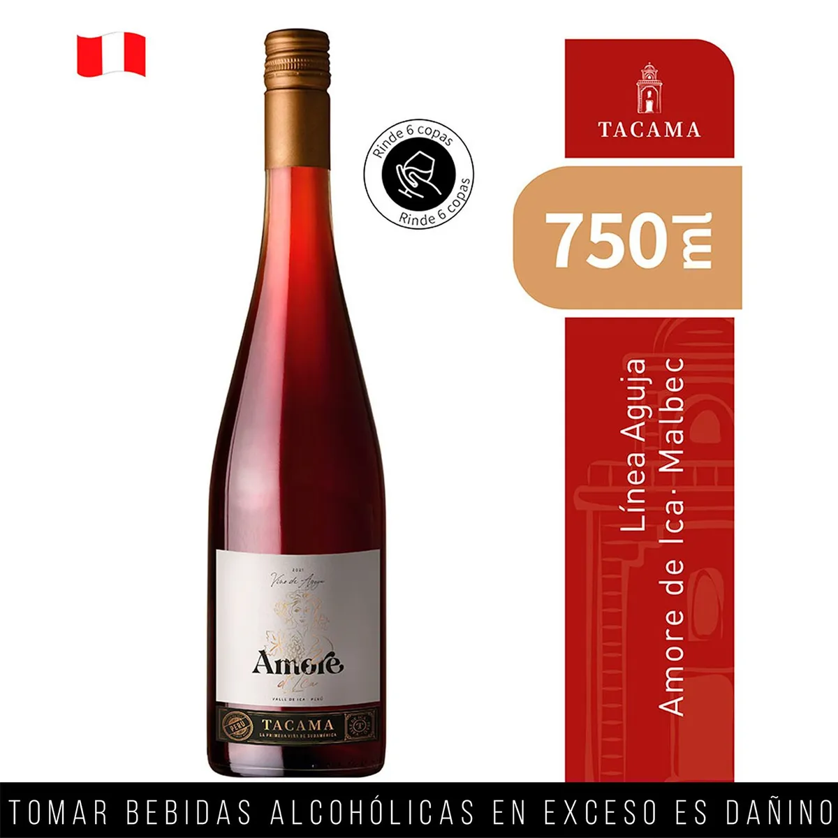 TACAMA - Vino Tacama Amor de Ica Botella 750 mL