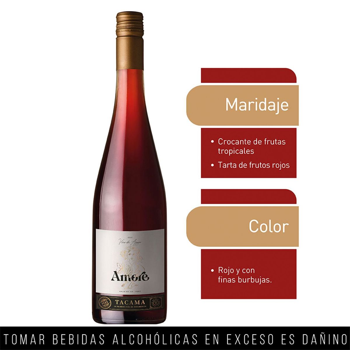 TACAMA - Vino Tacama Amor de Ica Botella 750 mL