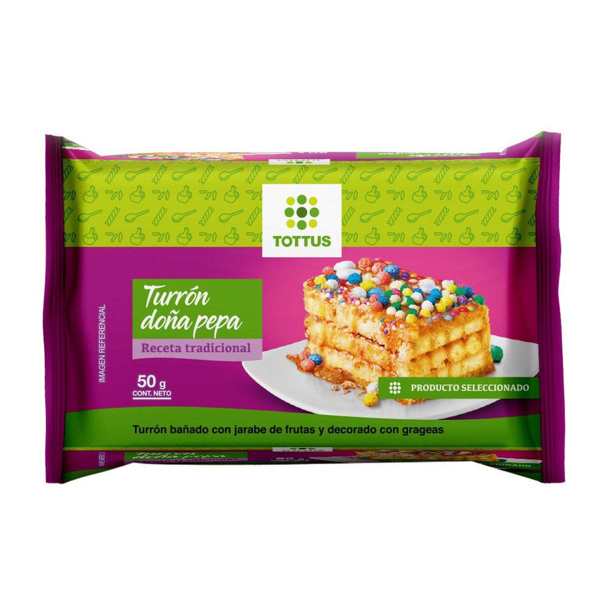 TOTTUS - Turron Doña Pepa Tottus 50 g