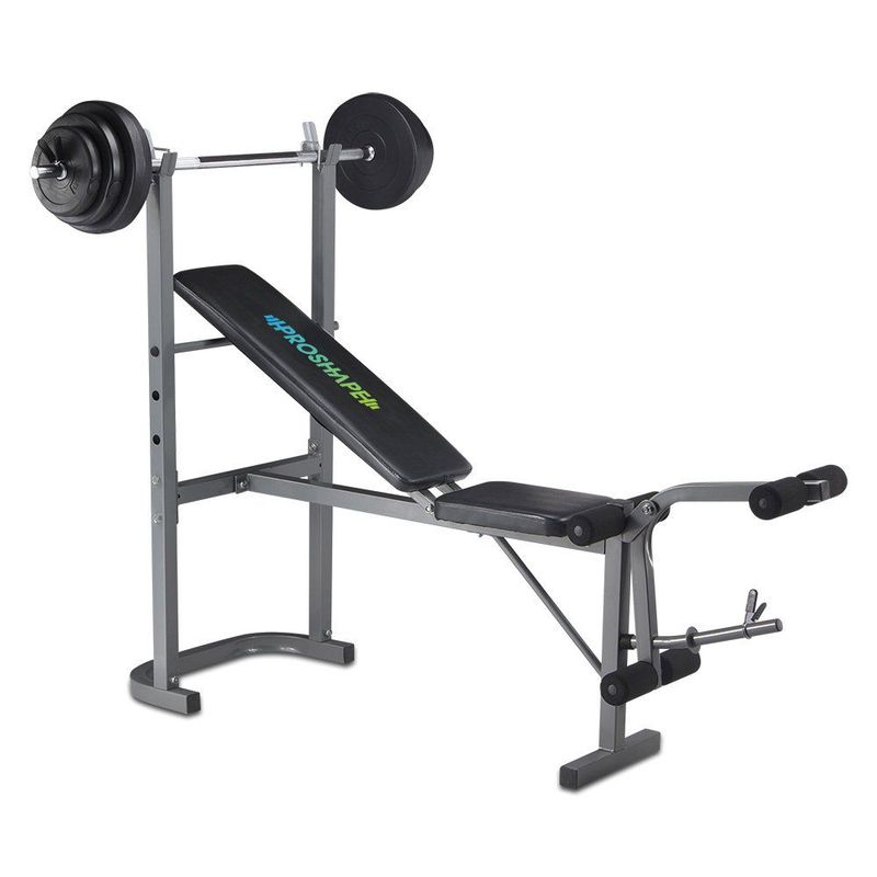 360 FITNESS - Banca + Pesas por 17.5 Kg