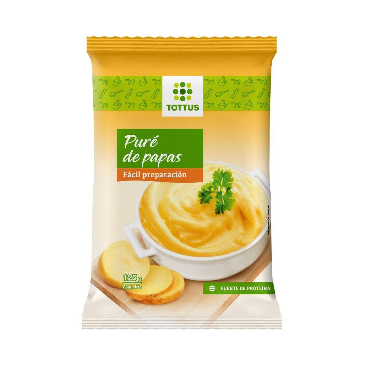 TOTTUS - Puré de Papas Tottus Empaque 125 g