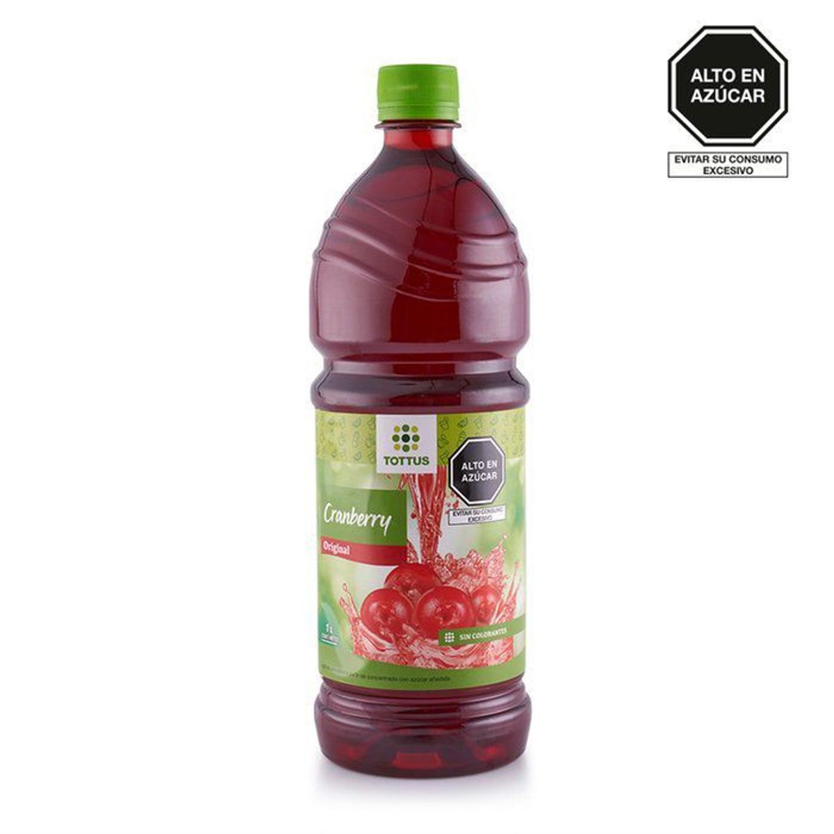 TOTTUS - Bebida Sabor Cranberry Tottus Botella 1 L