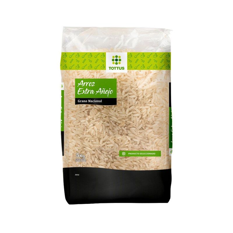 TOTTUS PREMIUM - Arroz Extra Añejo Tottus Premium Bolsa 5 Kg