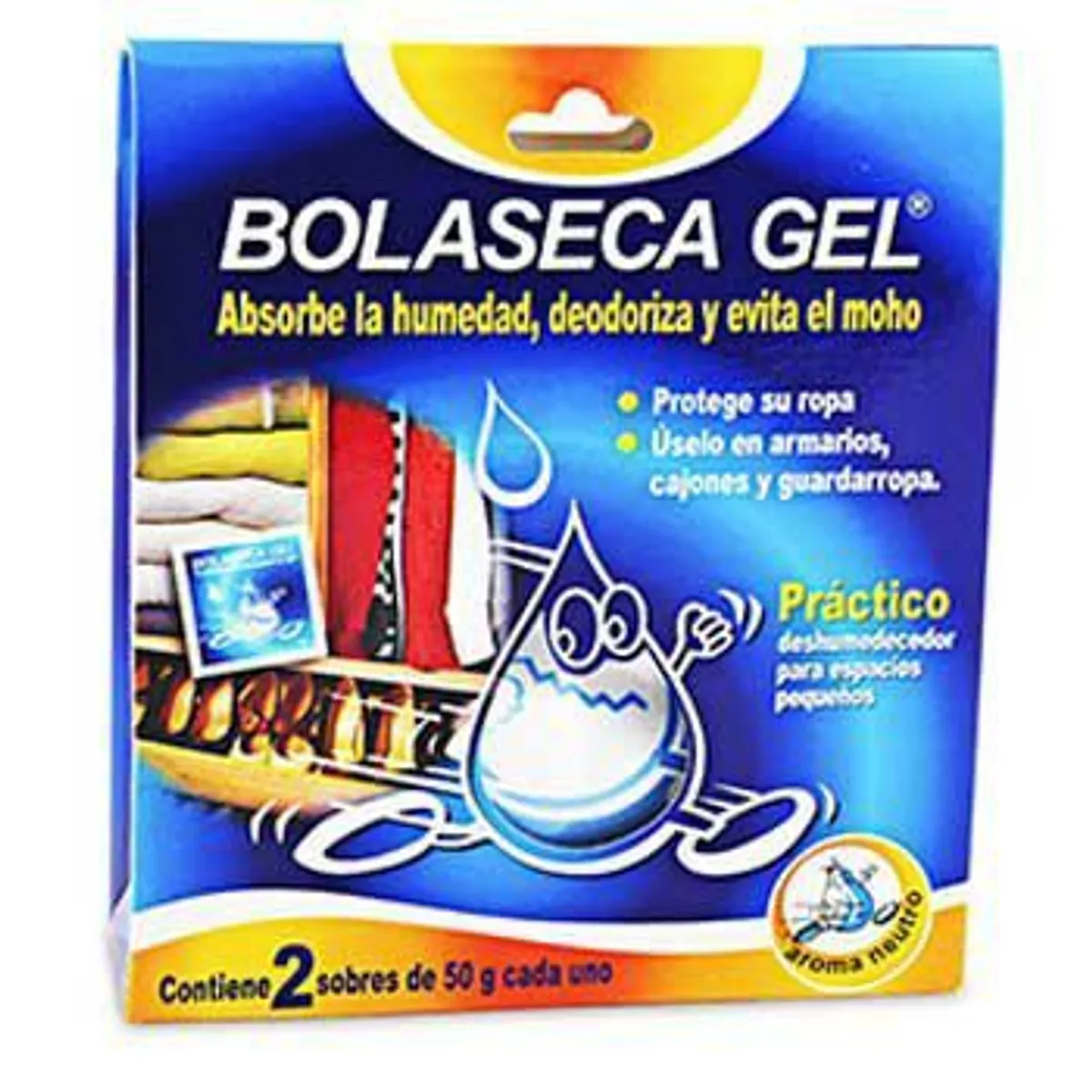 BOLASECA - Deshumedecedor Bolaseca Gel Aroma Neutro Empaque 2 Und