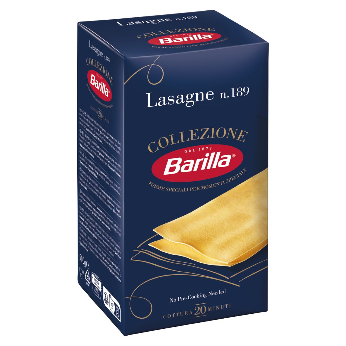 BARILLA - Fideo Lasagne Bolognesi Barilla Caja 500 g