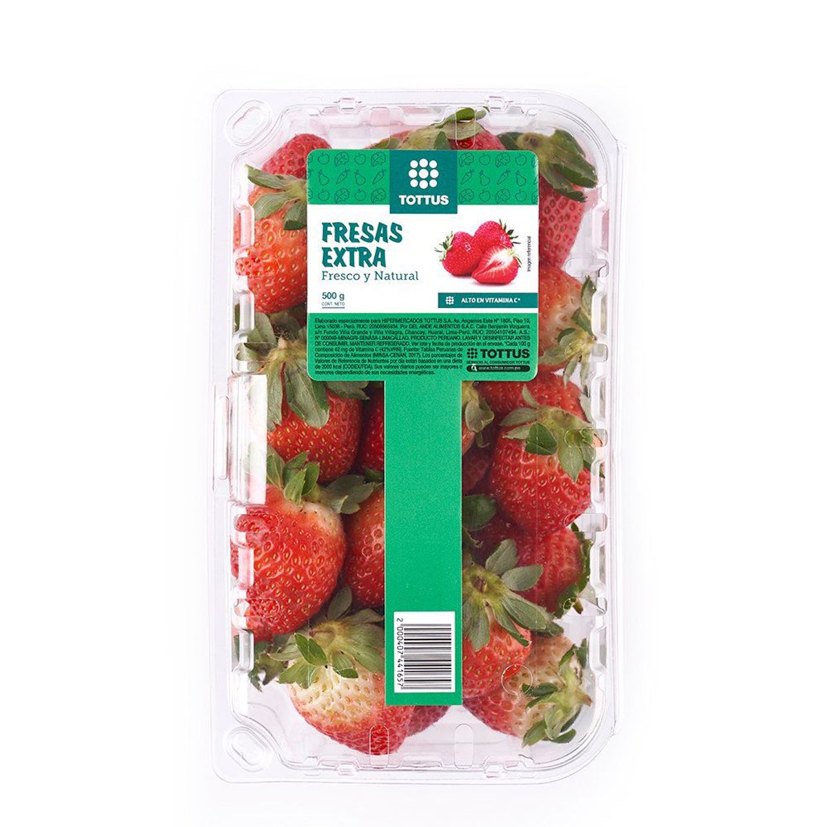 TOTTUS FRUTAS - Fresas Extra Tottus