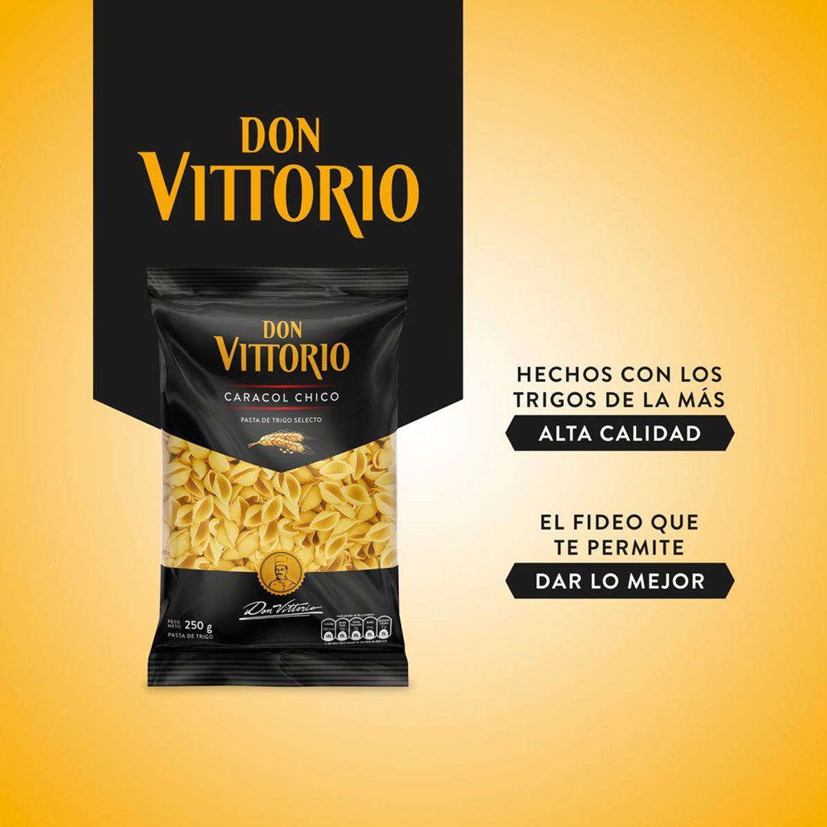 DON VITTORIO - Fideo Caracol Chico Don Vittorio 250 g