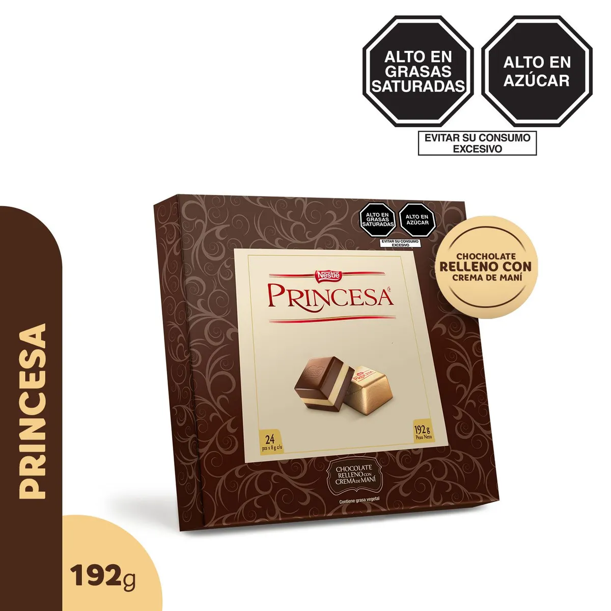 NESTLE - Chocolate Princesa Nestle Caja 192 g