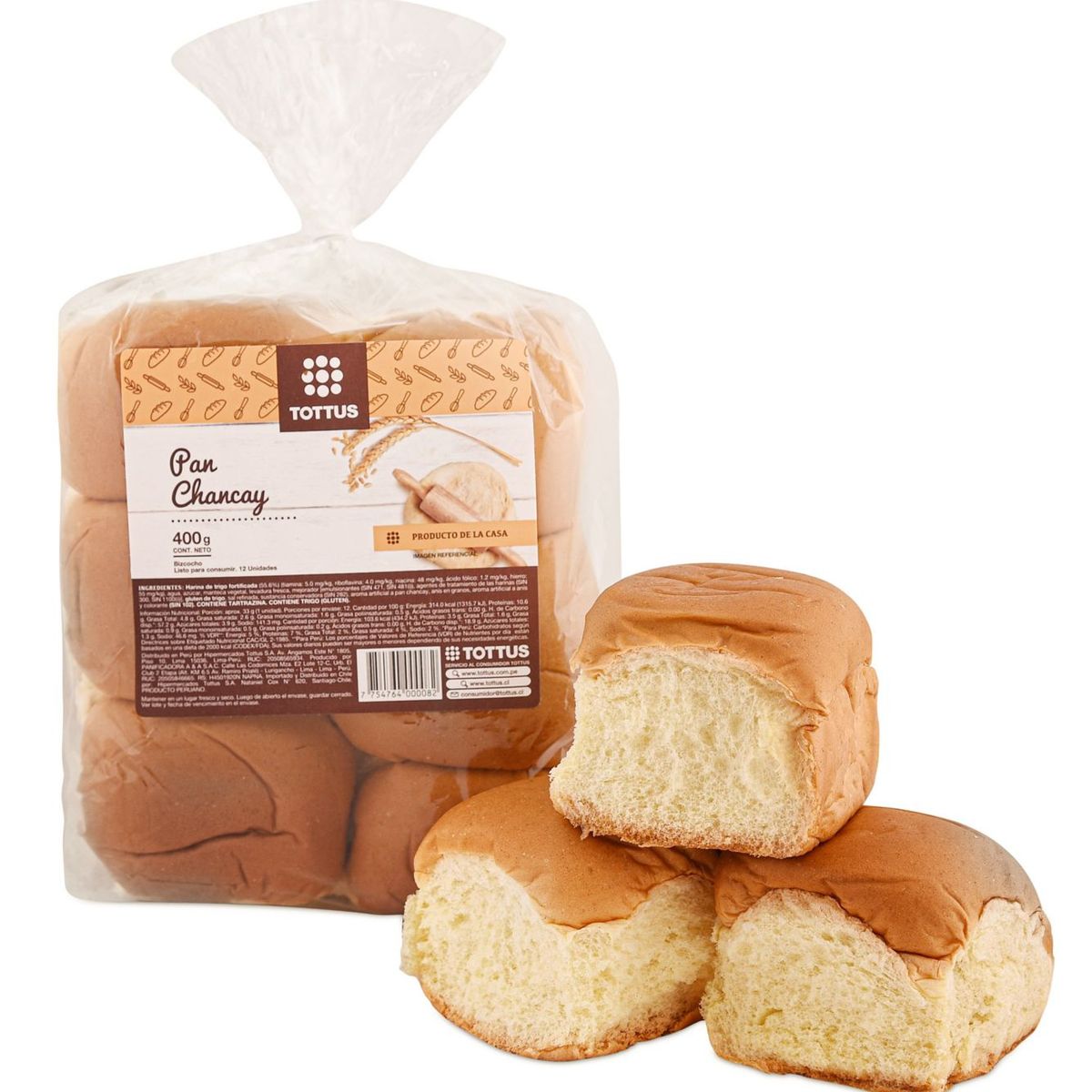 TOTTUS - Pan Chanchay 400 g