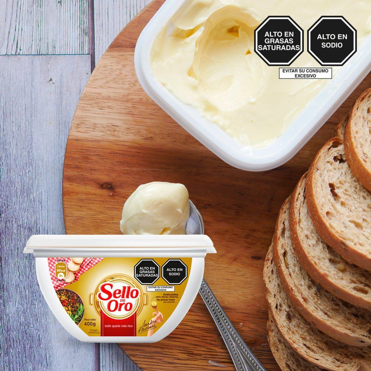 SELLO DE ORO - Margarina Sello de Oro Envase 400 g