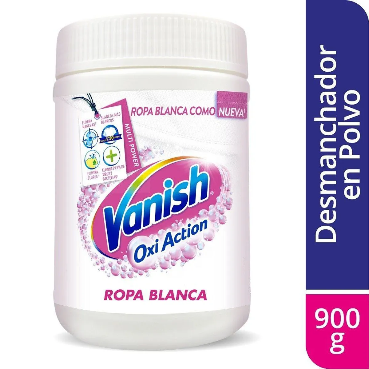VANISH - Quitamanchas en Polvo Vanish Ropa Blanca Envase 900 g