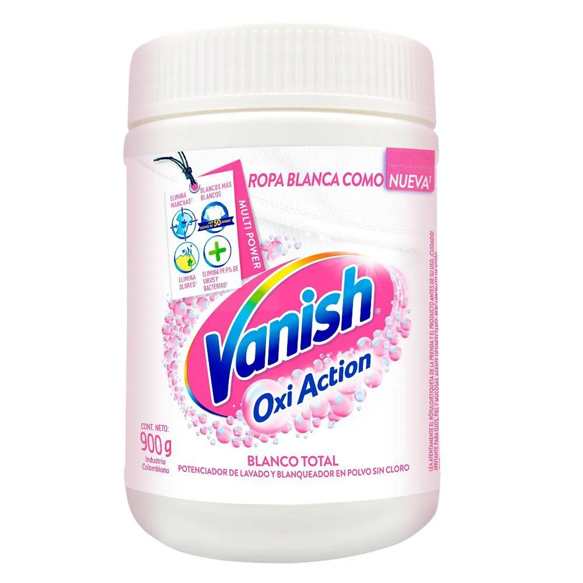 VANISH - Quitamanchas en Polvo Vanish Ropa Blanca Envase 900 g