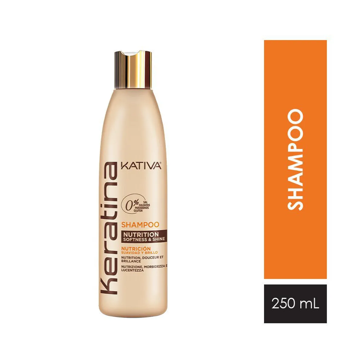 KATIVA - Shampoo Kativa Keratina Botella 250 mL