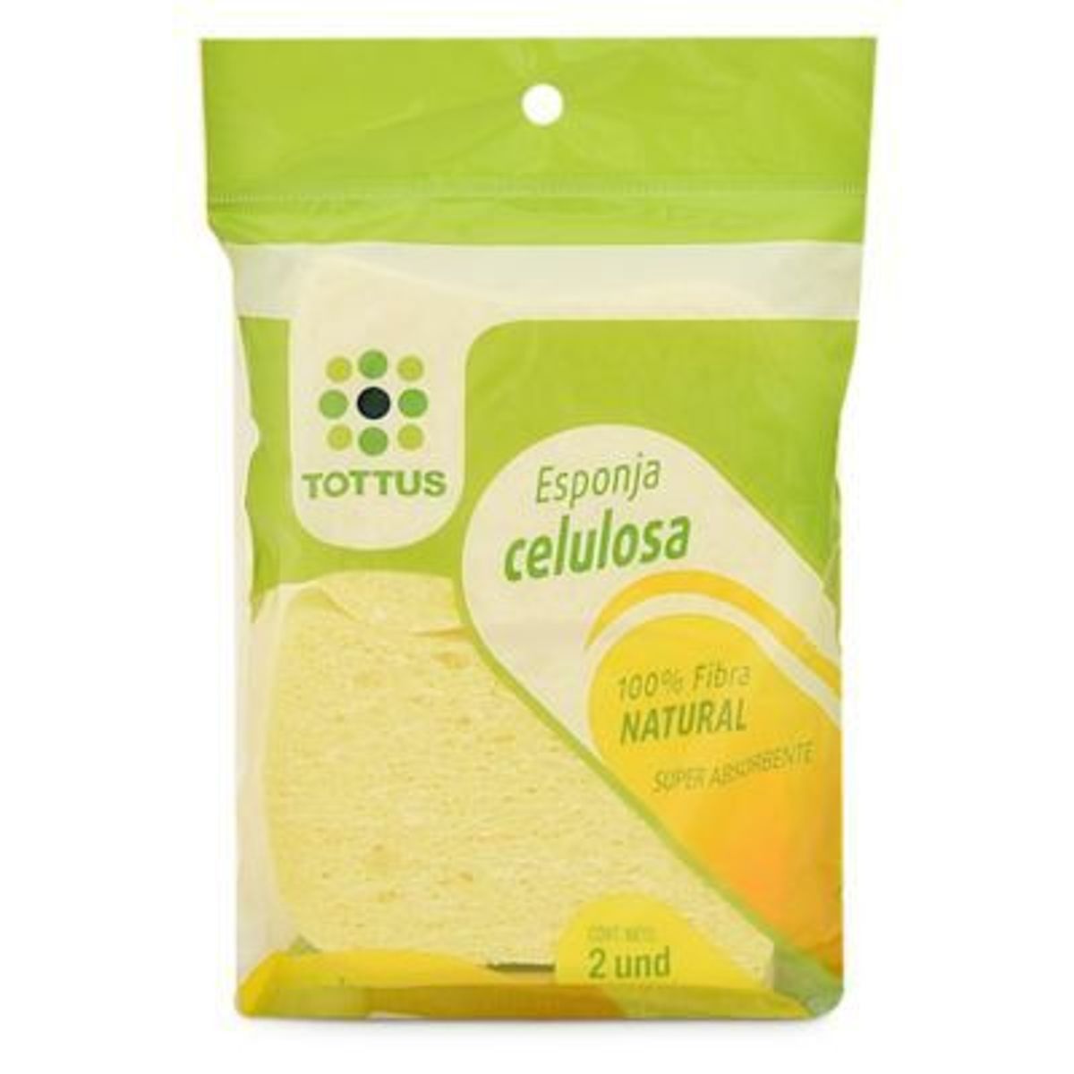 TOTTUS - Esponja de Celulosa Tottus Empaque 2 Und