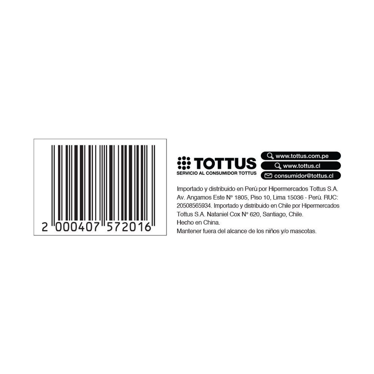 TOTTUS - Paño de Microfibra para Polvo Tottus en Rollo Empaque 100 Und