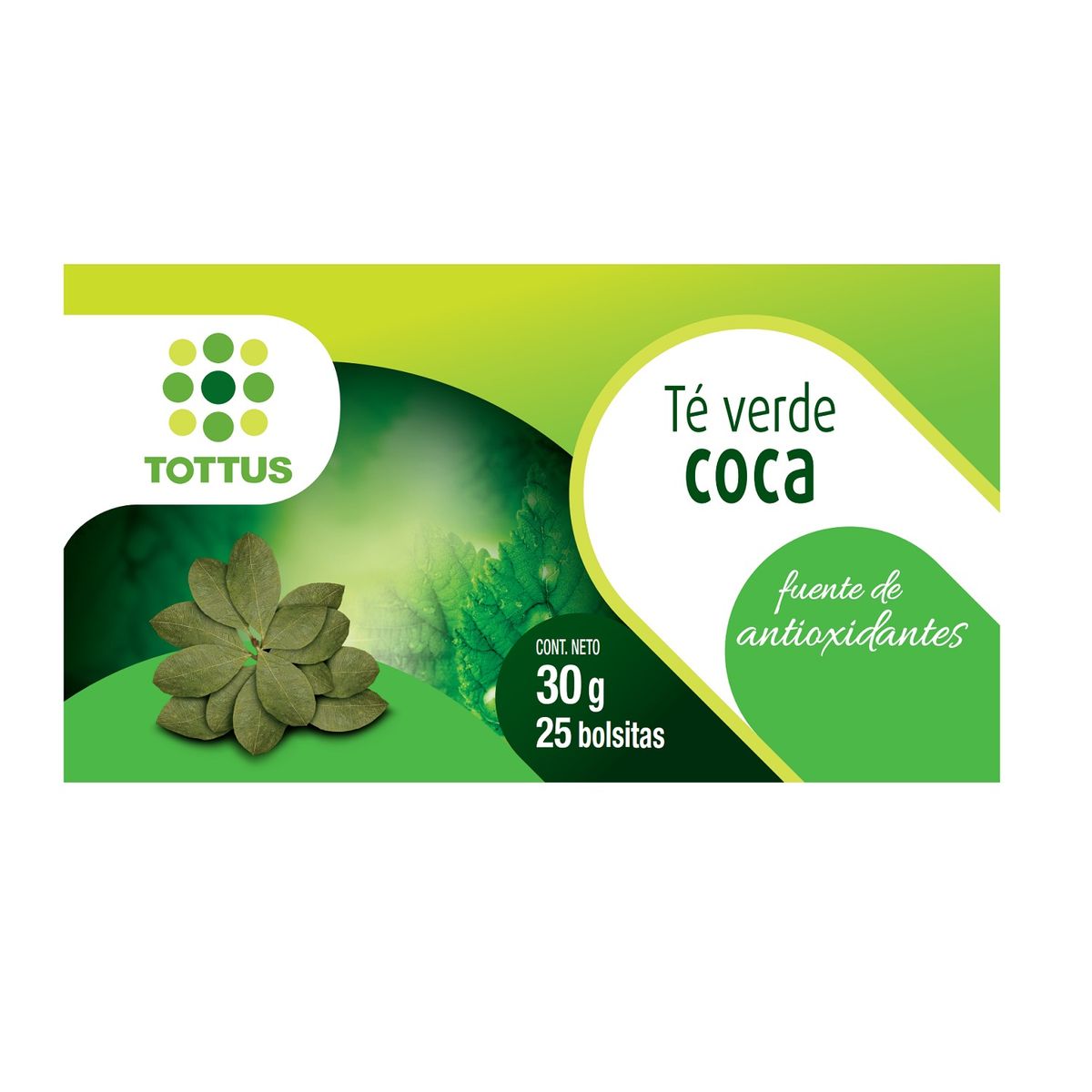 TOTTUS - Té Verde Coca Tottus 25 Filtrantes
