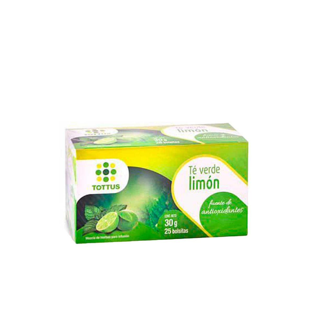 TOTTUS - Té Verde Limón Tottus 25 Filtrantes