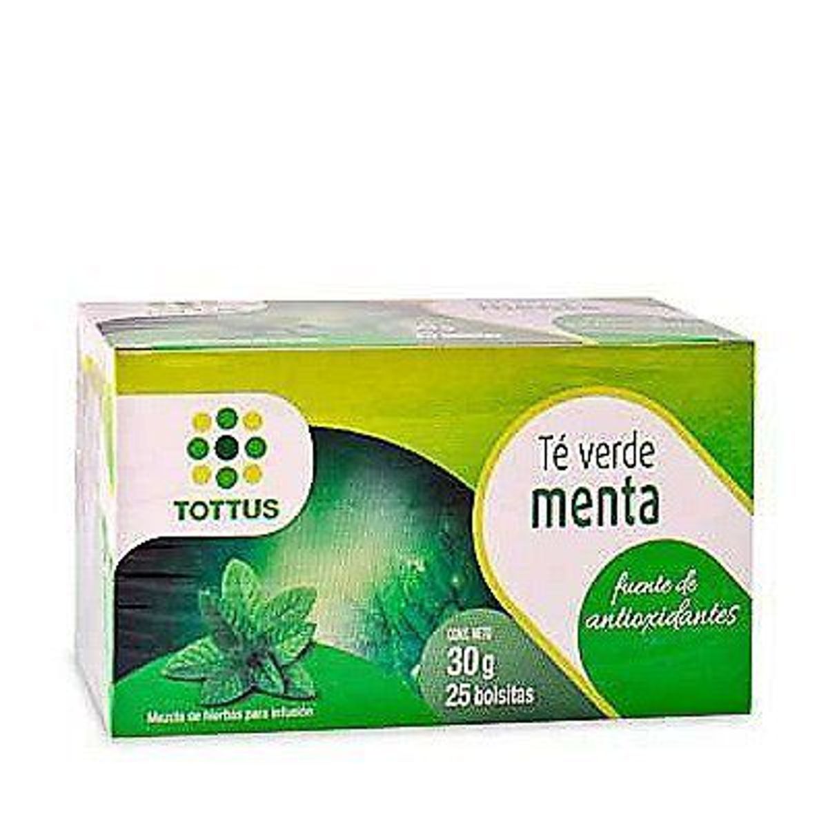 TOTTUS - Té Verde Menta Tottus 25 Filtrantes