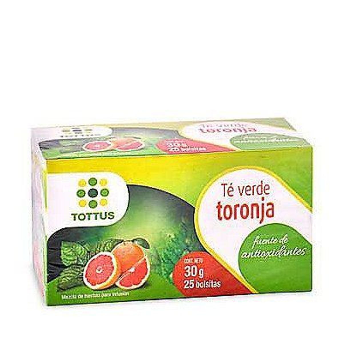 TOTTUS - Té Verde Toronja Tottus 25 Filtrantes