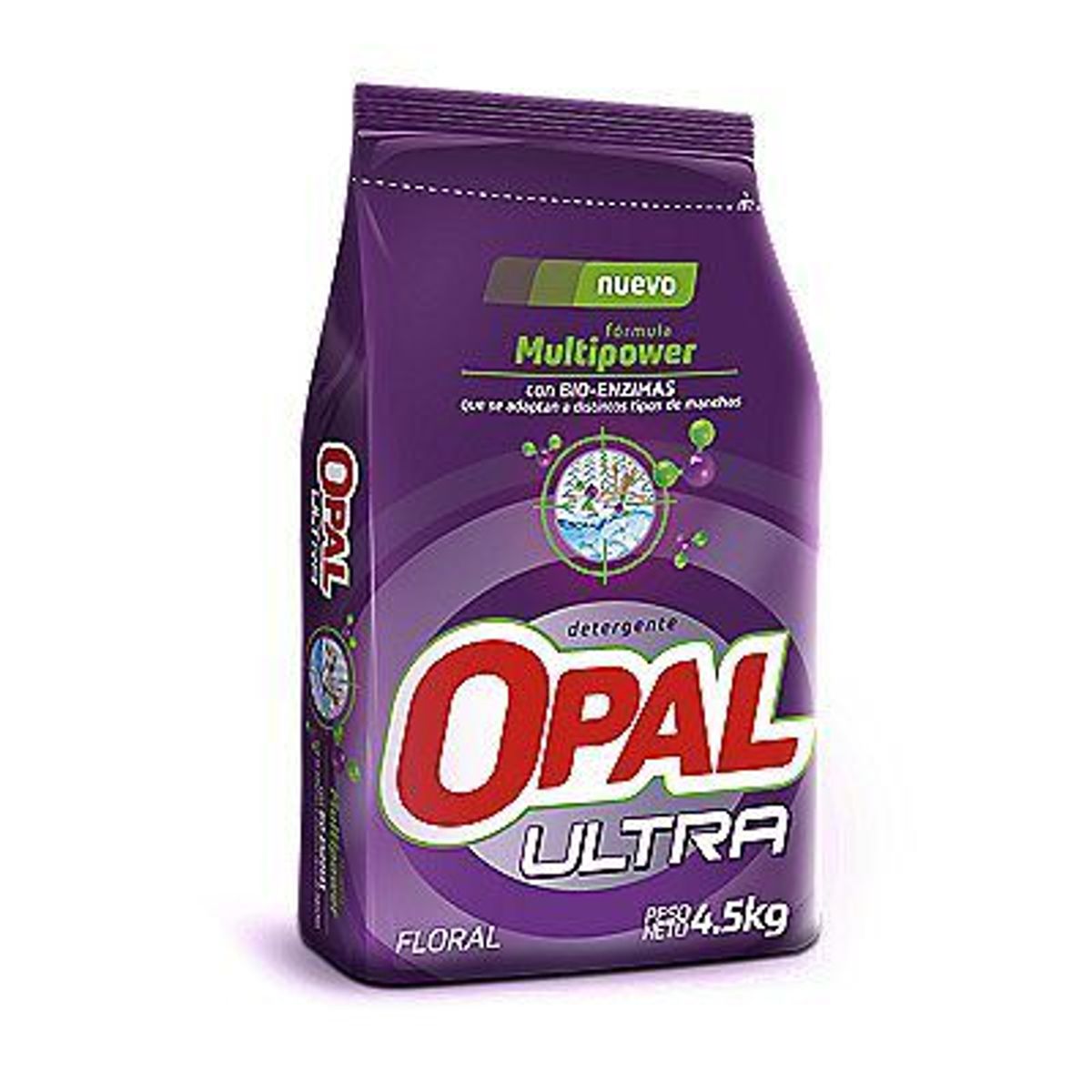 OPAL - Detergente en Polvo Opal Ultra Floral Bolsa 4.5 Kg