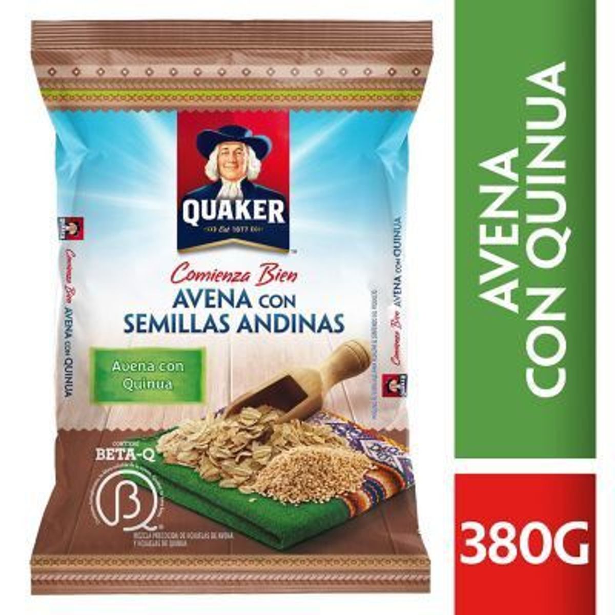 QUAKER - Avena Quaker con Quinua Bolsa 380 g