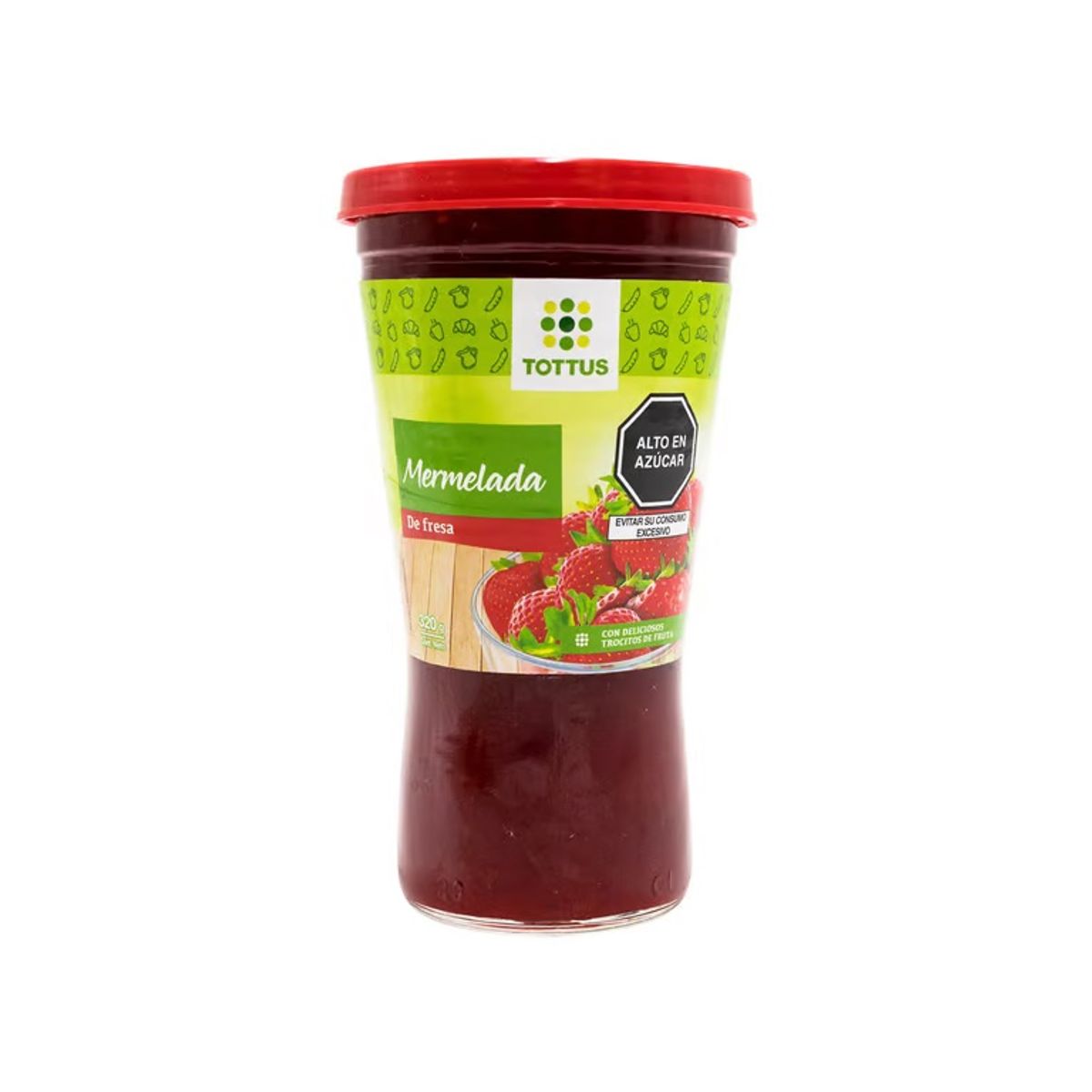 TOTTUS - Mermelada de Fresa Tottus Envase 320 g