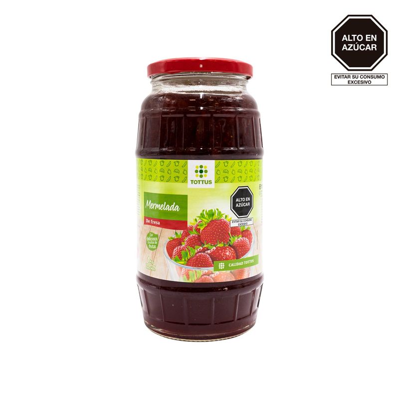 TOTTUS - Mermelada de Fresa Tottus Envase 1 Kg