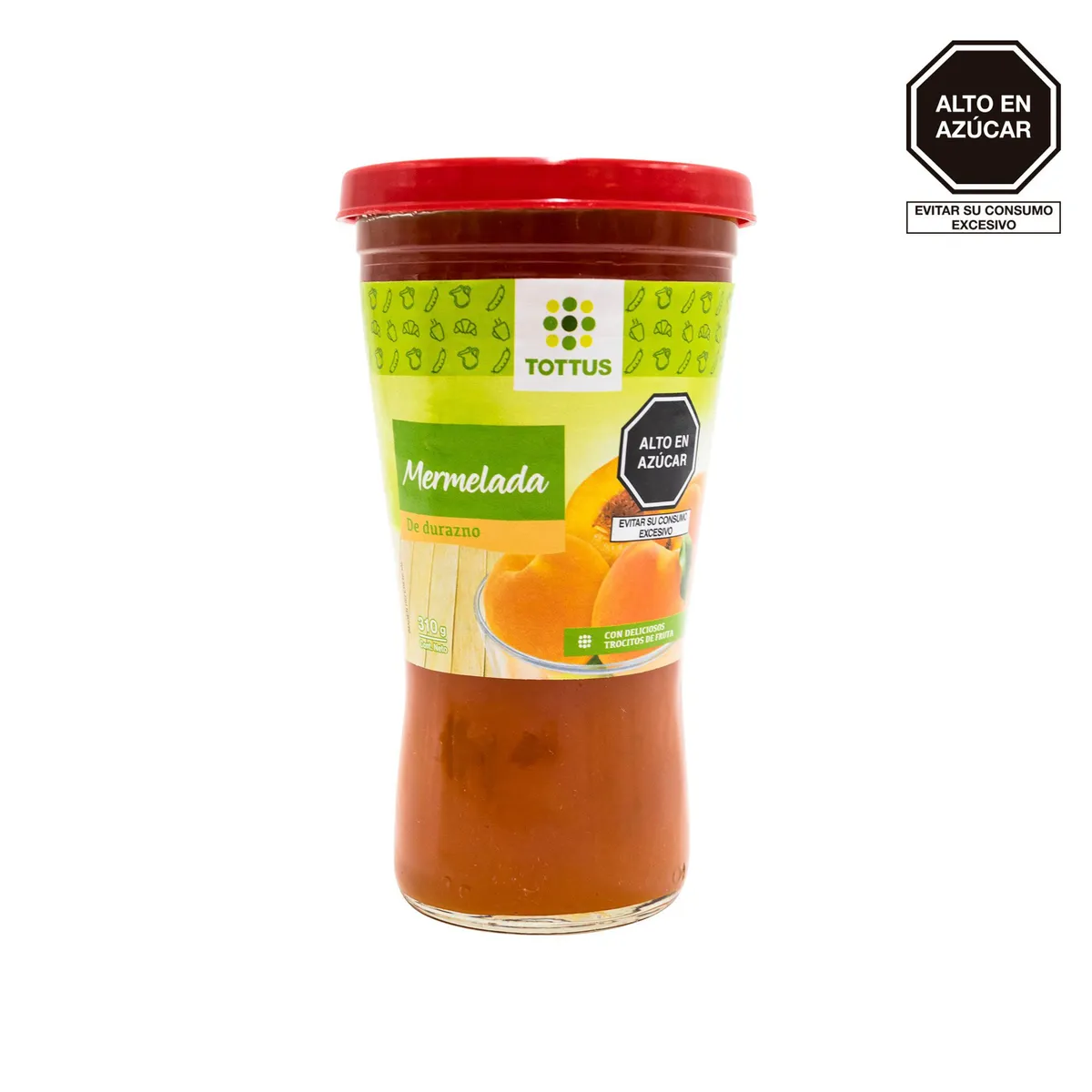 TOTTUS - Mermelada de Durazno Tottus Envase 310 g