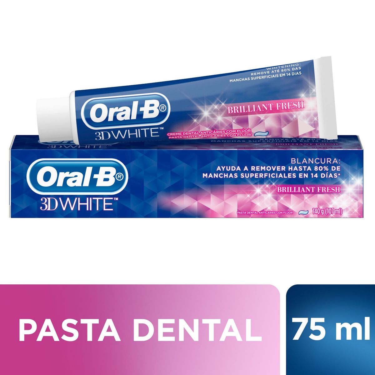 ORAL B - Crema Dental Oral B 3D White Envase 100 g