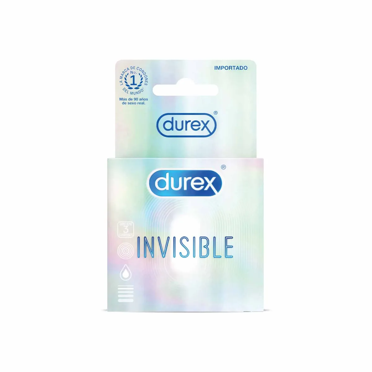 DUREX - Preservativos Durex Invisible Caja 3 Und