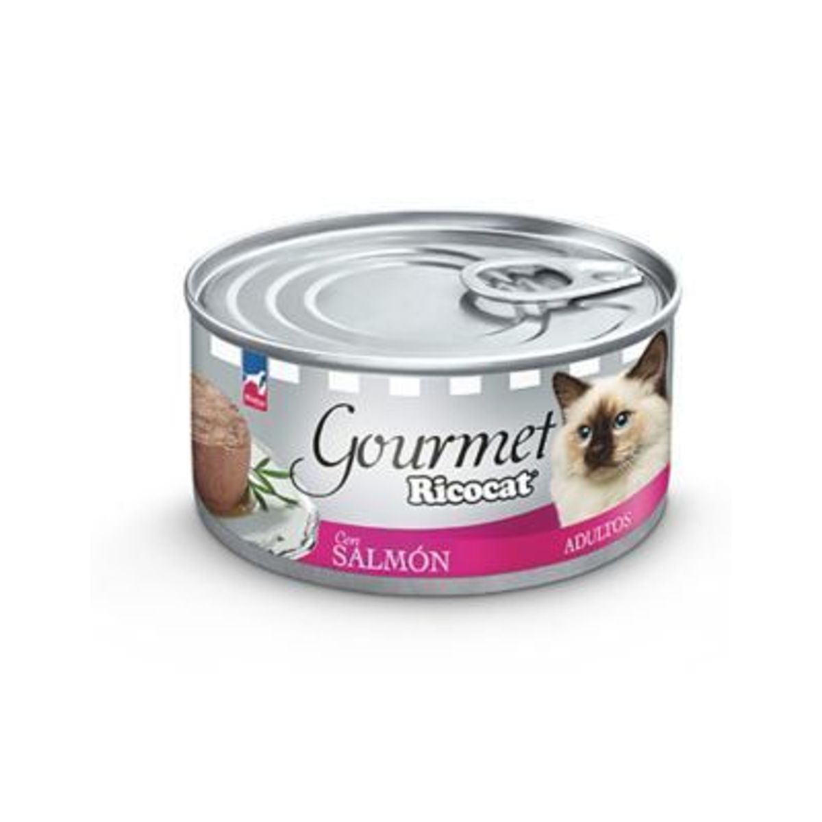 RICOCAT - Alimento Húmedo Gatos Adultos Ricocat Paté Salmón Lata 85 g
