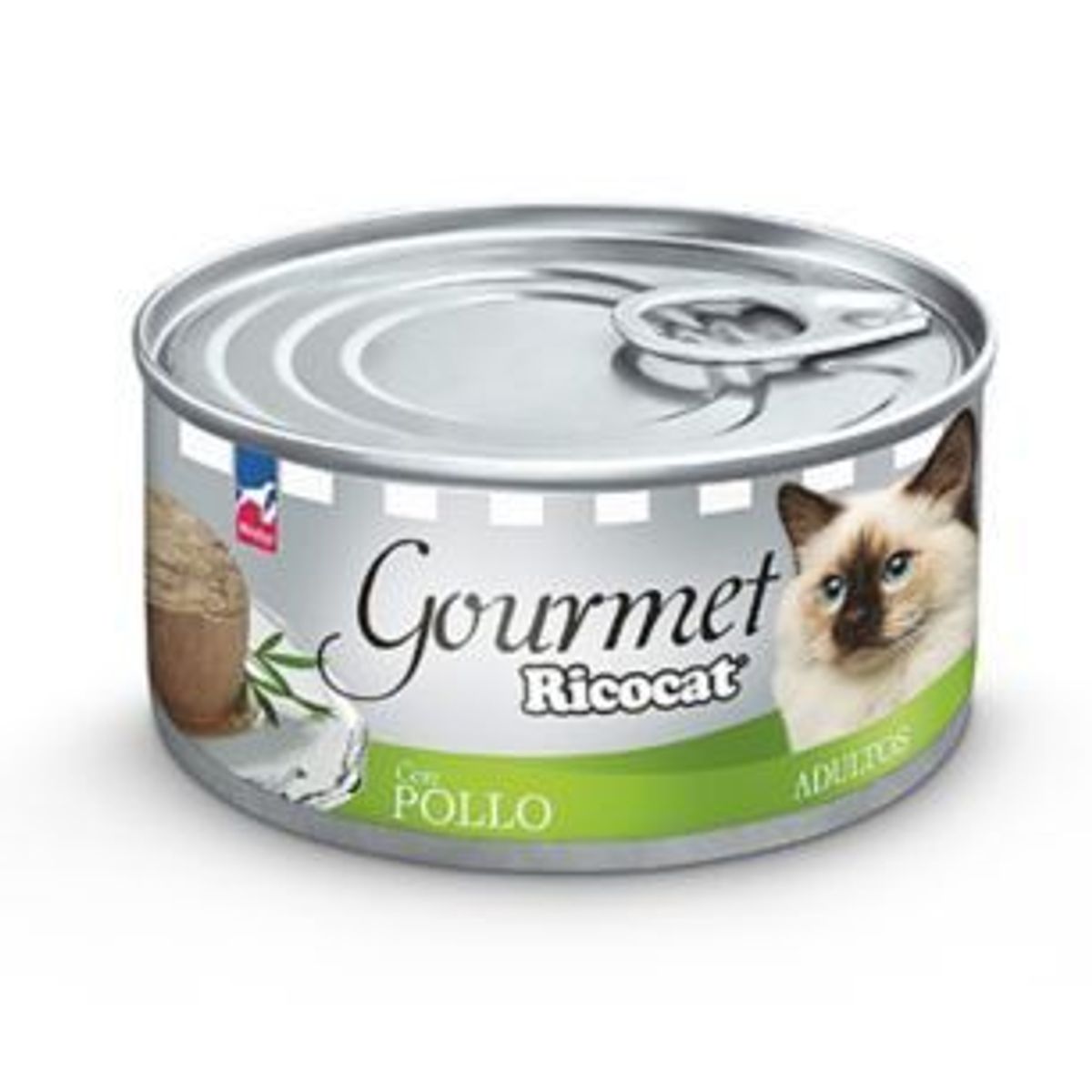 RICOCAT - Alimento Húmedo Gatos Adultos Ricocat Paté Pollo Lata 85 g