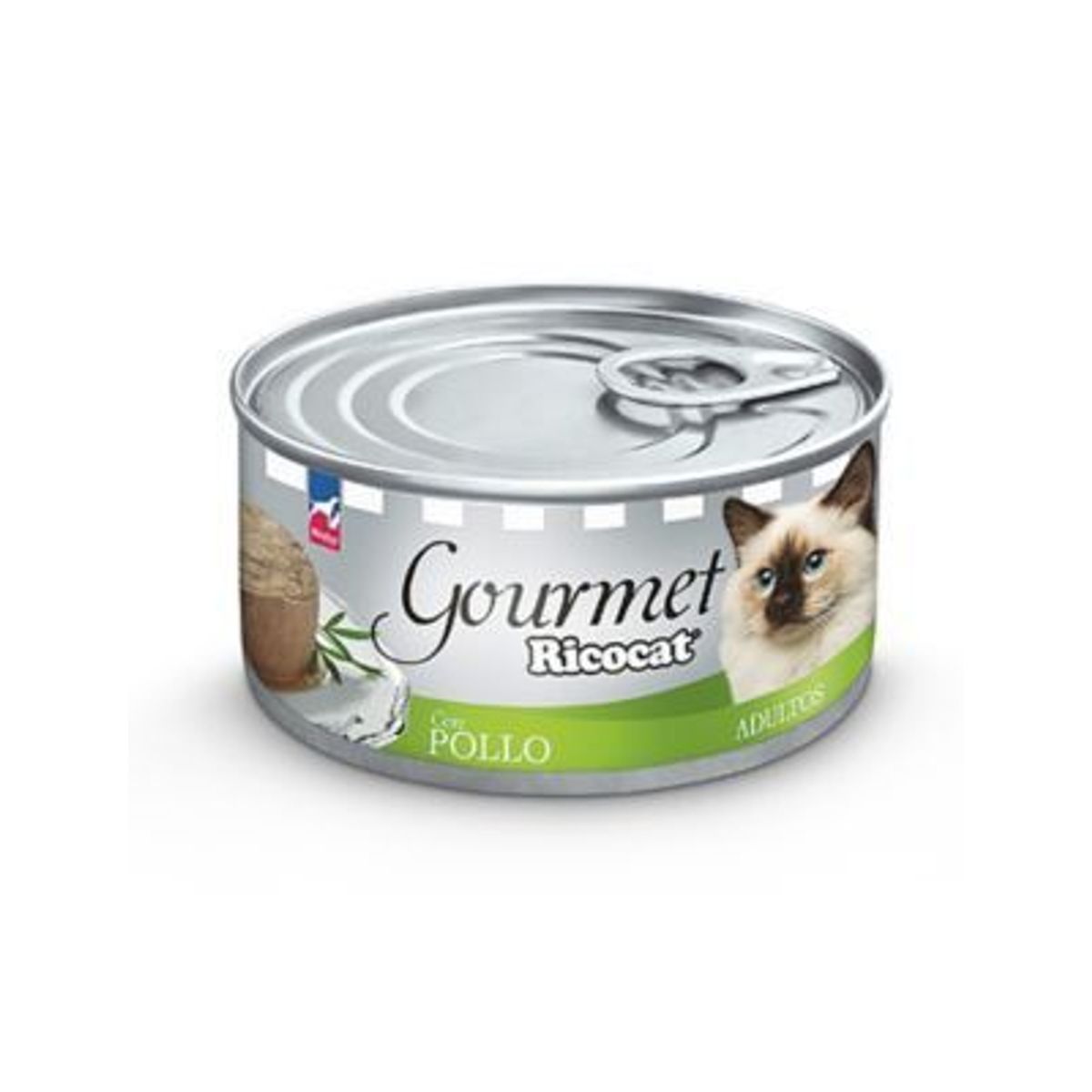 RICOCAT - Alimento Húmedo Gatos Adultos Ricocat Paté Pollo Lata 85 g