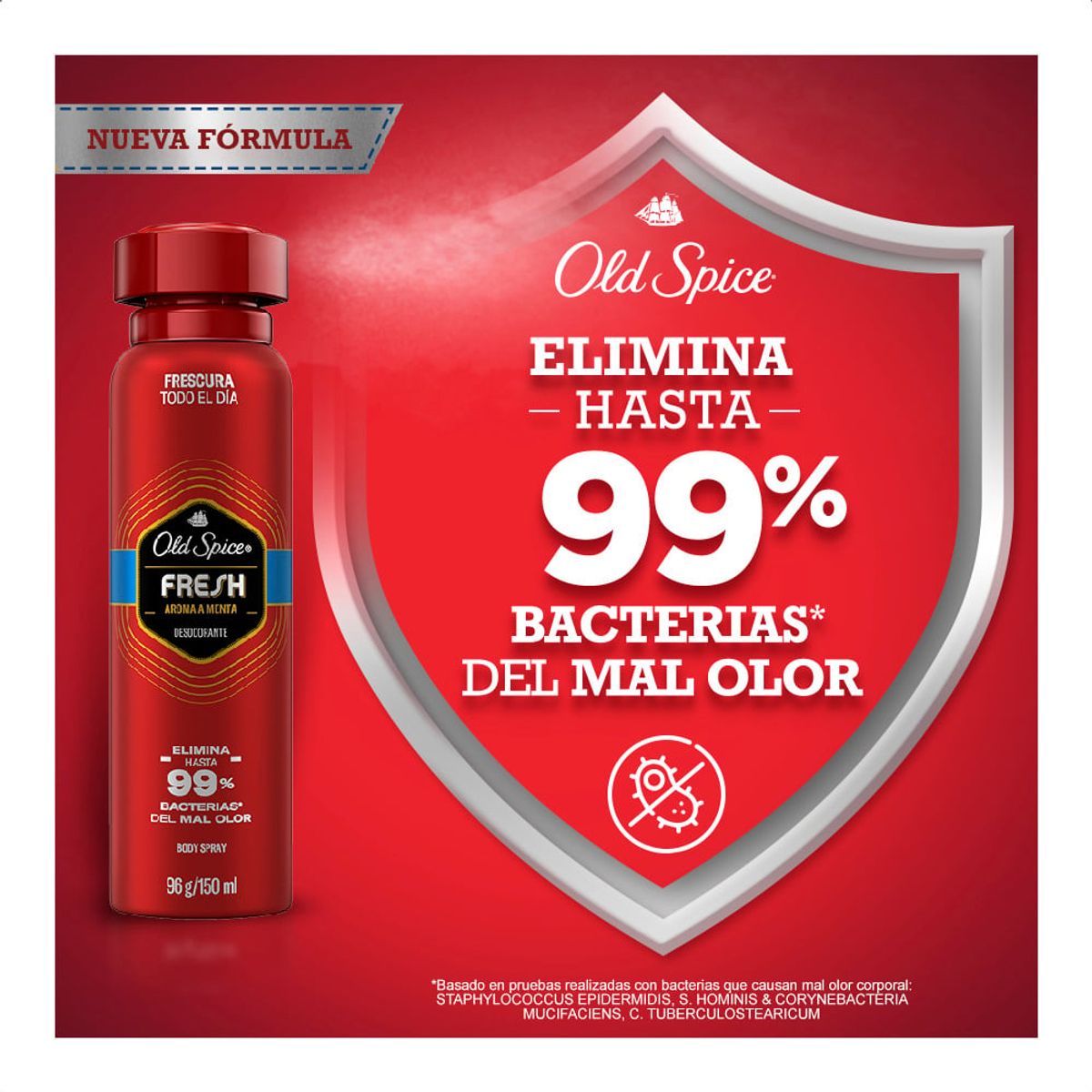 OLD SPICE - Body Spray Old Spice Fresh Envase 150 mL