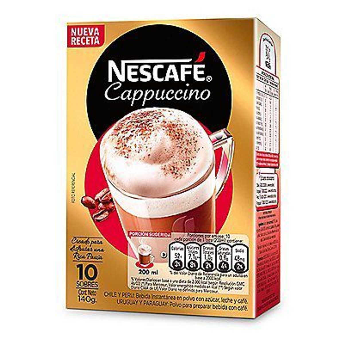 NESCAFE - Cappuccino Nescafé Caja 10 Und