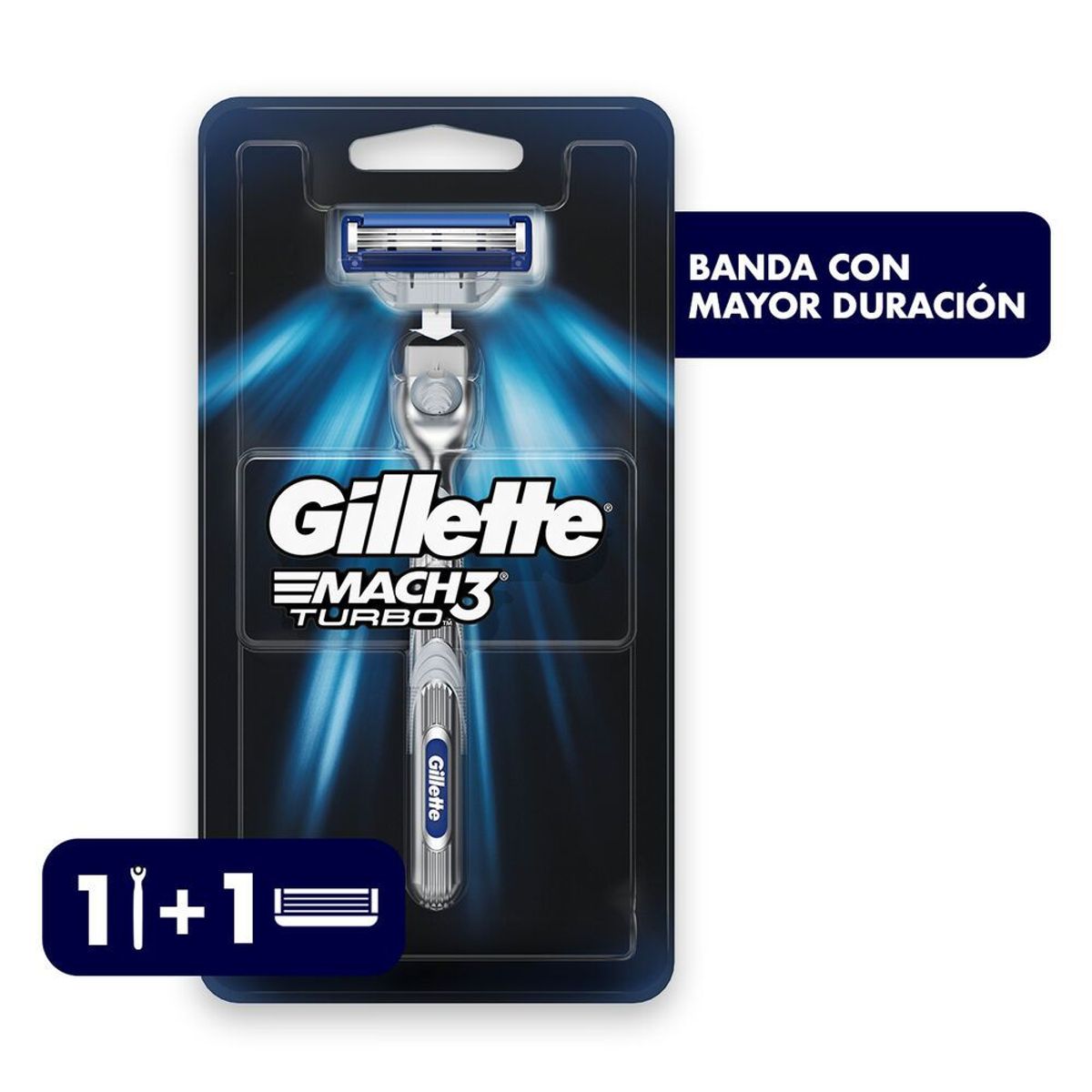 GILLETTE - Máquina de Afeitar Gillete Mach3 Turbo