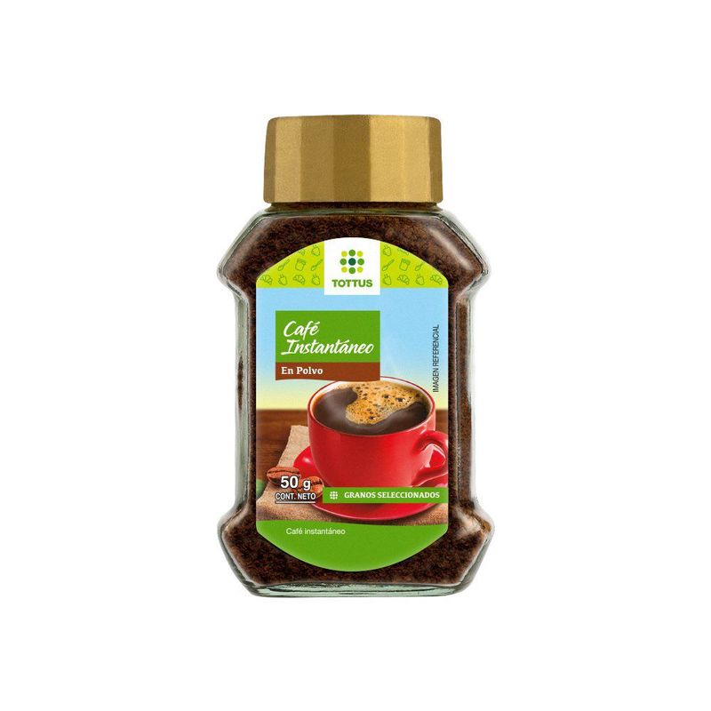 TOTTUS - Café Instantáneo Tottus 50 g