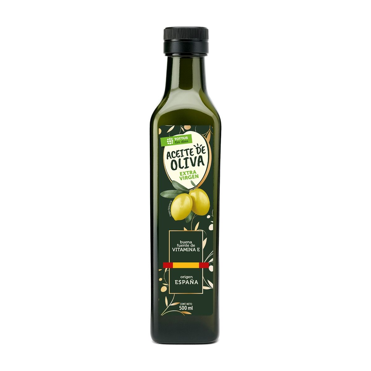 TOTTUS - Aceite de Oliva Tottus Extra Virgen Botella 500 mL