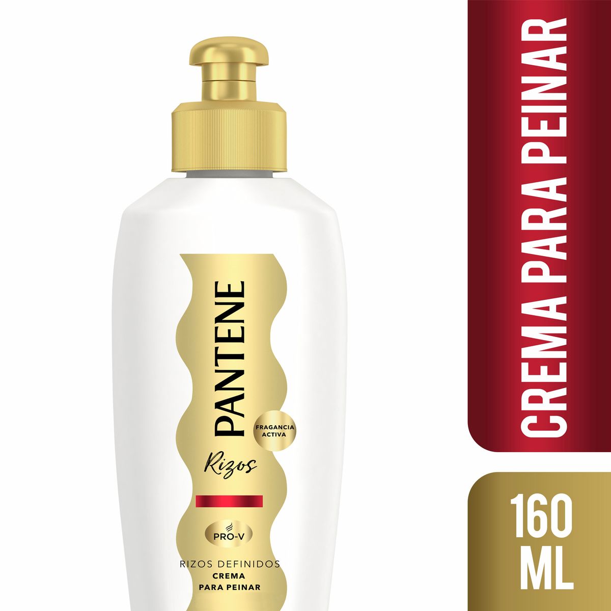 PANTENE - Crema para Peinar Pantene Rizos Definidos Botella 160 mL