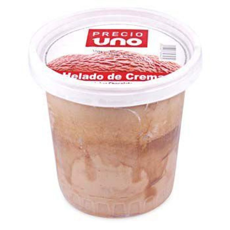 PRECIO UNO - HELADO DE CREMA SABOR CHOCOLATE PRECIO UNO X 1L